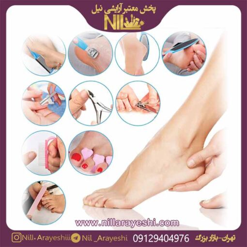 ست پدیکور شش تیکه آی شی لی