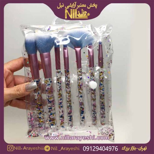 براش دسته گلیتری هفت تکه