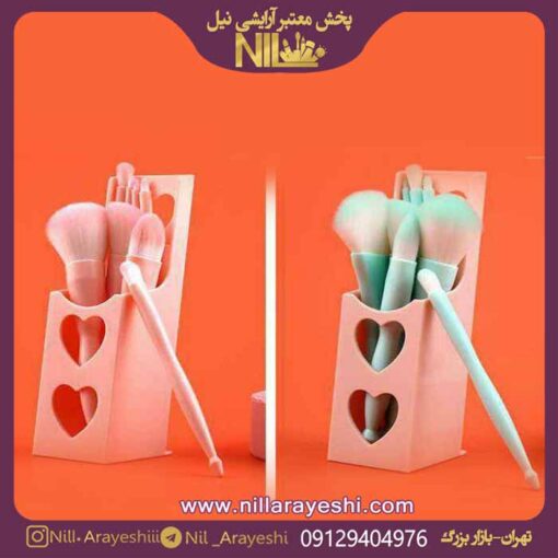 براش استندی طرح قلب صورتی