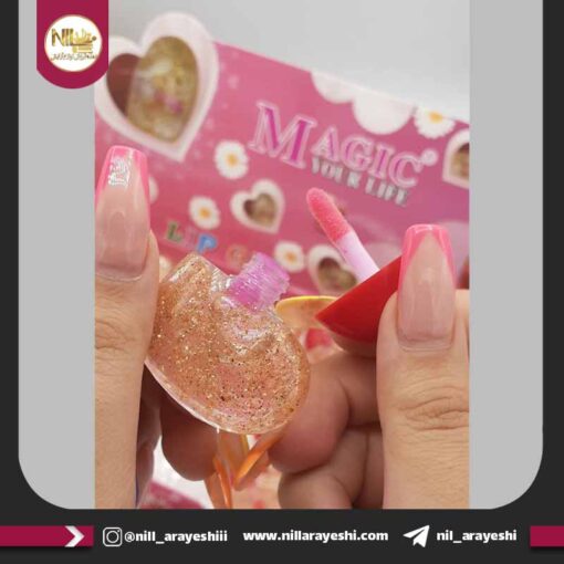 رژ حرارتي طرح قلب مجيك