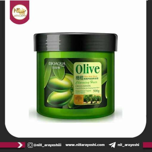 ماسک مو کاسه ای تقویت کننده روغن زیتون بیوآکوا 500 گرم