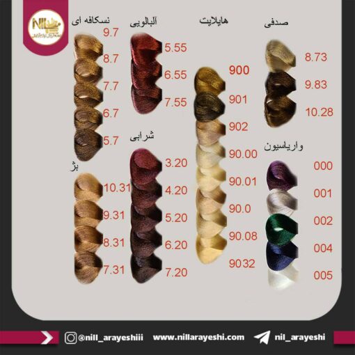 رنگ مو مدیا
