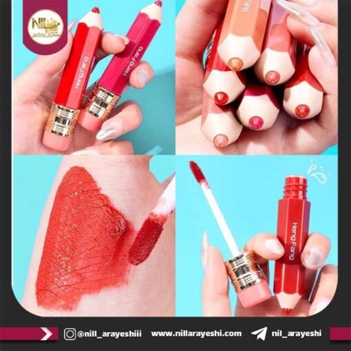 پک رژ طرح مداد رنگی هنگ فنگ