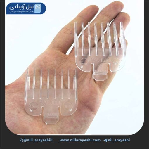 شانه شیشه ای ماشین اصلاح وال سان گلدن چهار تیکه