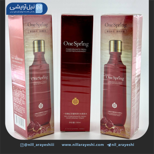 تونر آبرسان و مرطوب کننده انار وان اسپرینگ کد YZC4327