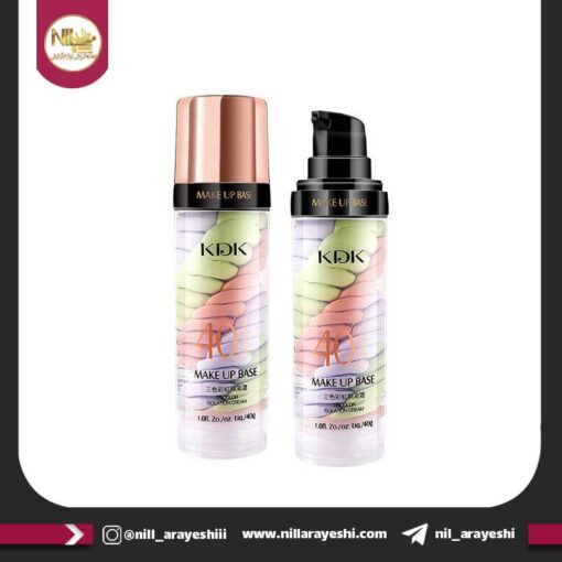 کرم 3 رنگ پایه آرایشی کی دی کی