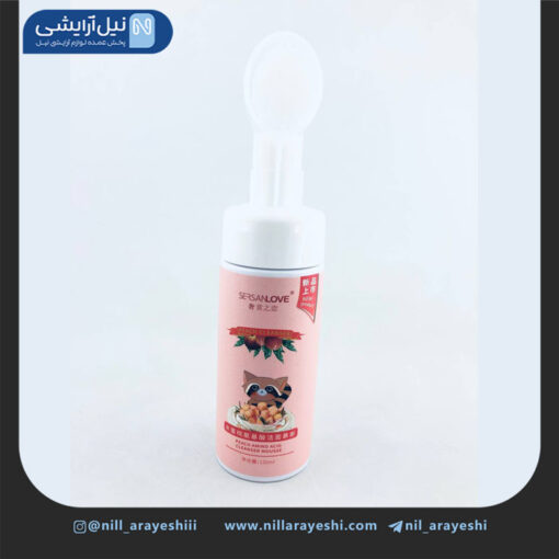 فوم شستشو صورت براش دار هلو سرسان لاو کد xg0657