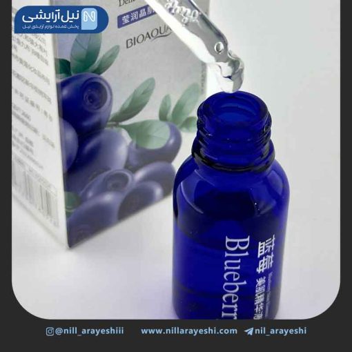 سرم آبرسان و لیفت صورت بلوبری بیوآکوا کد bqy0528