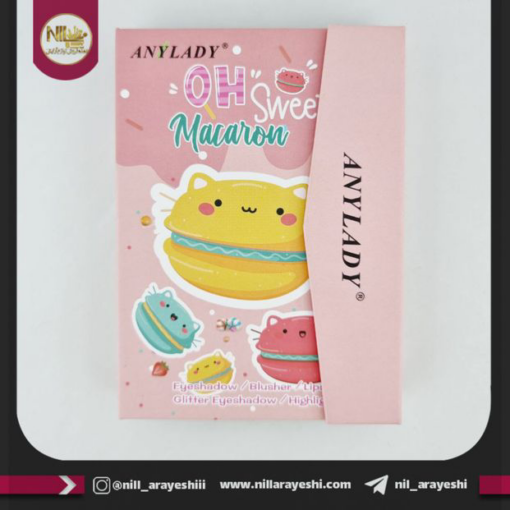 سایه کیفی آنی لیدی طرح ماکارون کد 8624Y