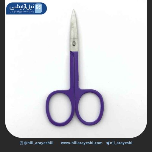 قیچی ابرو دسته رنگی