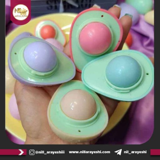 بالم لب طرح آووکادو رنگی مجیک کد Ls834