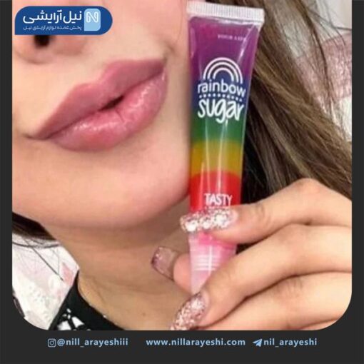 برق لب تیوپی رنگین کمانی مجیک کد lc611