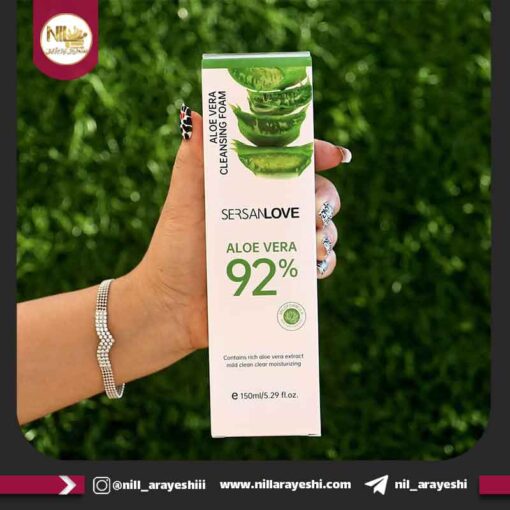 فوم شستشوی براش دار آلوئه ورا سرسان لاو کد xg6979