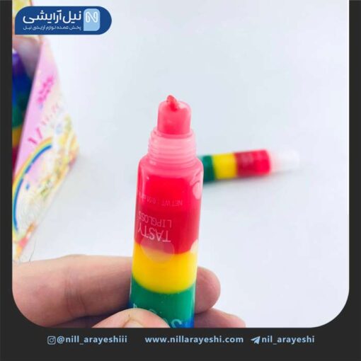 برق لب تیوپی رنگین کمانی مجیک کد lc611