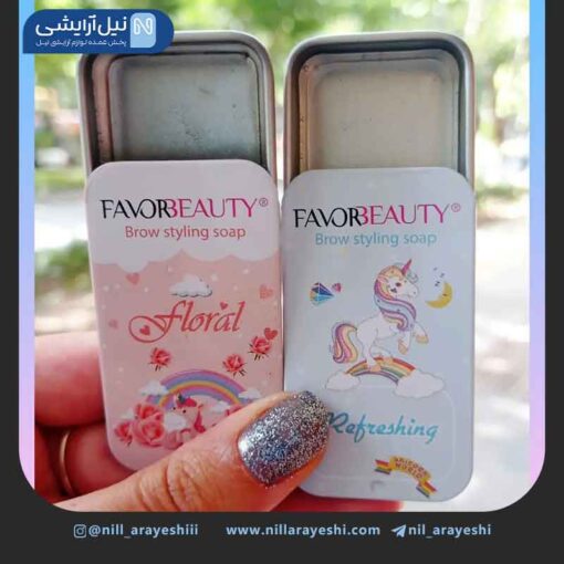 صابون ابرو فیور بیوتی طرح یونیکورن کد ms8013