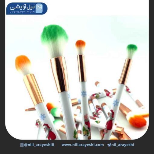 ست براش ده تیکه جعبه دار کریسمس