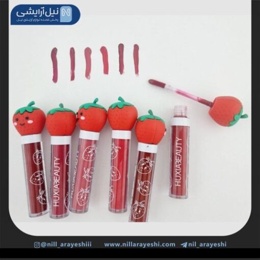 رژ لب مایع هاگزا بیوتی درب توت فرنگی کد 5505