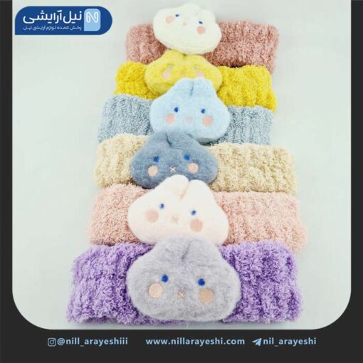 هدبند آرایشی حوله ای فانتزی