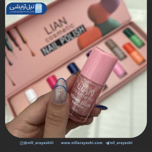 لاک کتابی دوازده رنگ لیان کد 5952