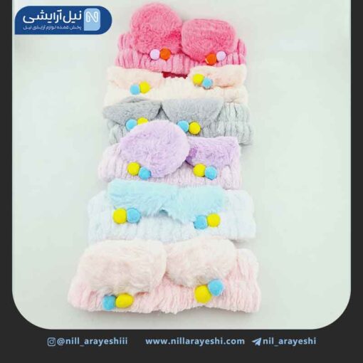 هدبند آرایشی حوله ای فانتزی