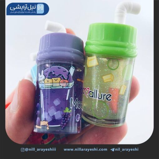 برق لب حرارتی شاین دار طرح آبمیوه نی دار موکالوره کد 1239