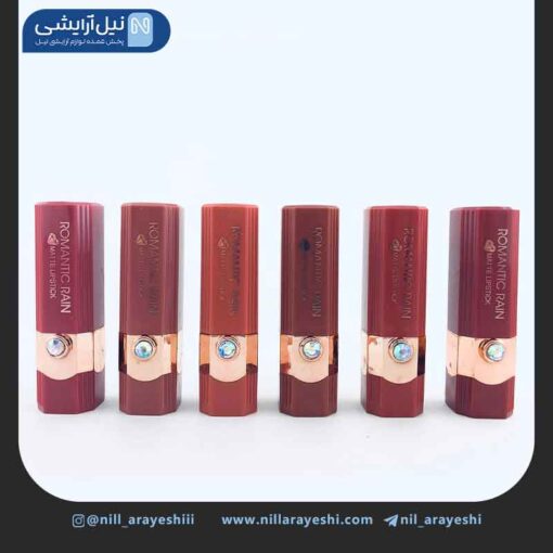 رژ لب جامد نگین دار رومانتیک رین کد y135