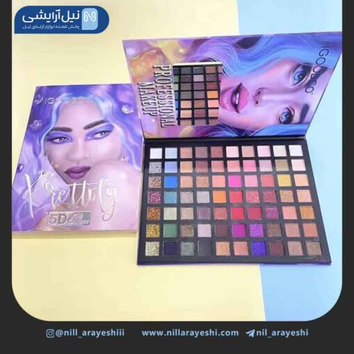 پالت سایه 70 رنگ‌ پریتی آیگودکو کد lk2813