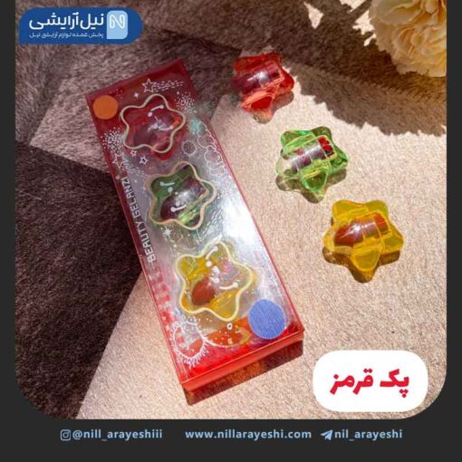 پک رژ لب جامد کپسولی ستاره ای بیوتی جل آنزی کد 2889