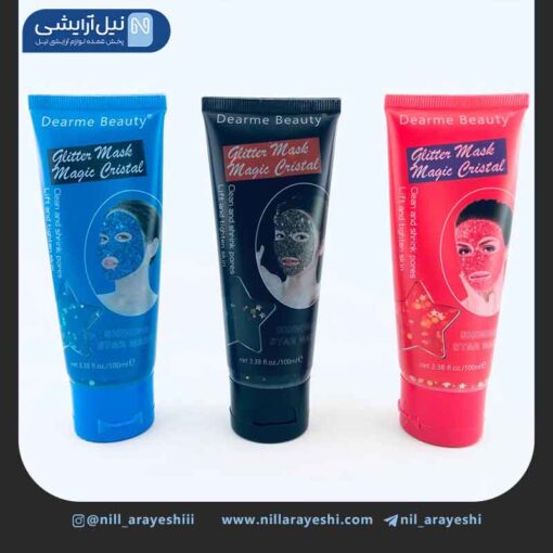 ماسک گلیتری ستاره ای صورت دیرمی بیوتی کد d015