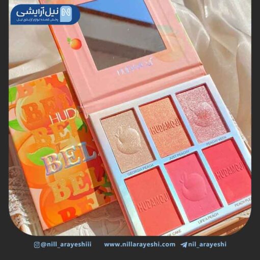 پالت رژگونه و هایلایتر هدی موجی سری بلینی کد b-015