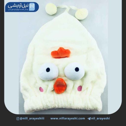 کلاه حمام حوله ای طرح حیوانات