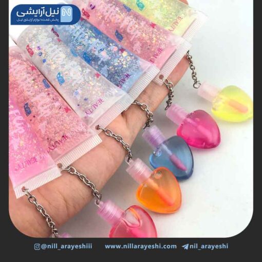 لیپ گلاس و رژ حرارتی قلبی فیور بیوتی کد LG3003