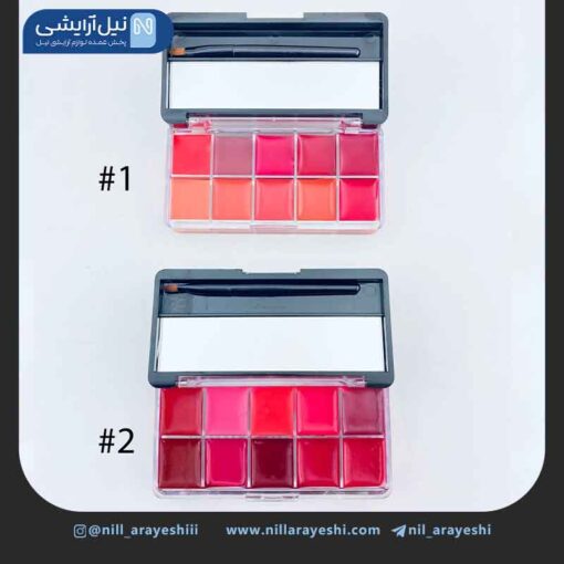 رژ پالتی 10 رنگ رومانتیک شوشو