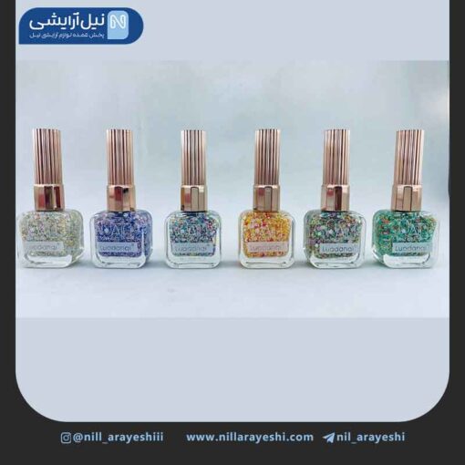 لاک ناخن رنگین کمانی یودانچی کد 2-2847