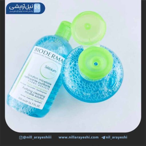 آرایش پاککن سنسیبیو H2O بایودرما 500 میل های کپی ( آبی )