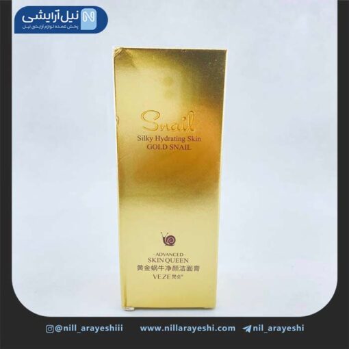 ژل فوم شستشوی صورت طلا و حلزون وزه کد FZ13519