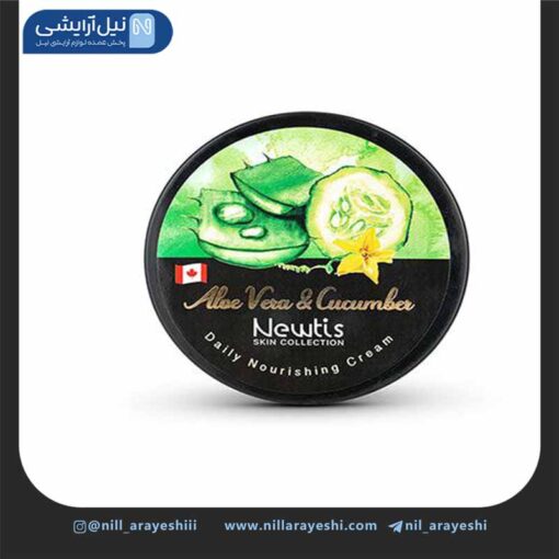 کرم کاسه ای مرطوب کننده خیار و آلوئه ورا 300 میل نیوتیس