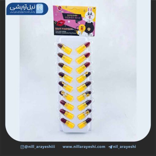پک رژ لب جامد فشنگی لیدانشو طرح میشا 36 عددی کد 5-3220