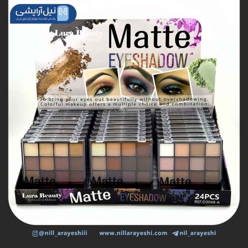 پالت سایه شانزده رنگ لورا بیوتی کد D3048 - A