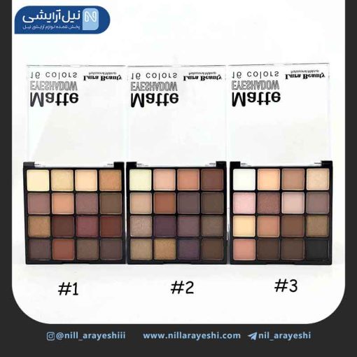 پالت سایه شانزده رنگ لورا بیوتی کد D3048 - A