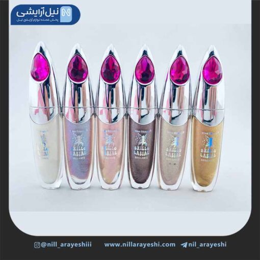 لیپ گلاس گلیتری نگین دار کیس بیوتی کد 03 - 70365