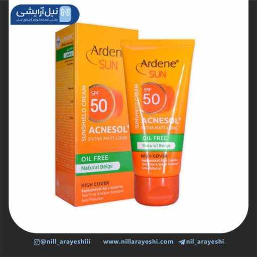 کرم ضد آفتاب فاقد چربی آردن سان spf50