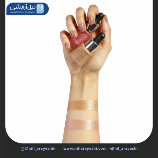 دراپ هایلایتر مایع دو رنگ نوت