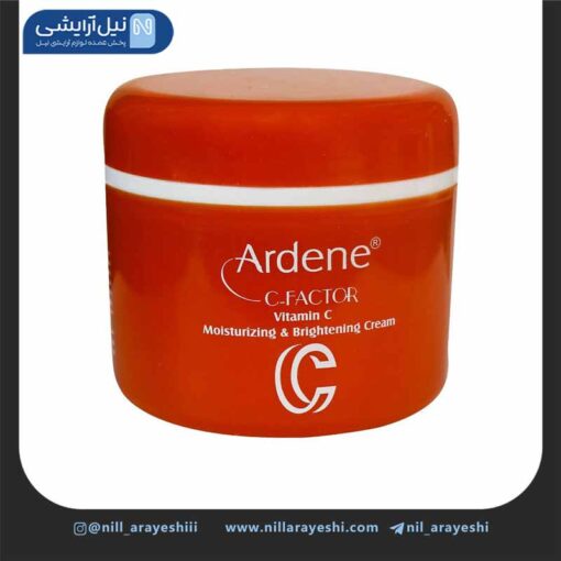 کرم کاسه ای روز مرطوب کننده و روشن کننده آردن مدل سی فکتور spf15