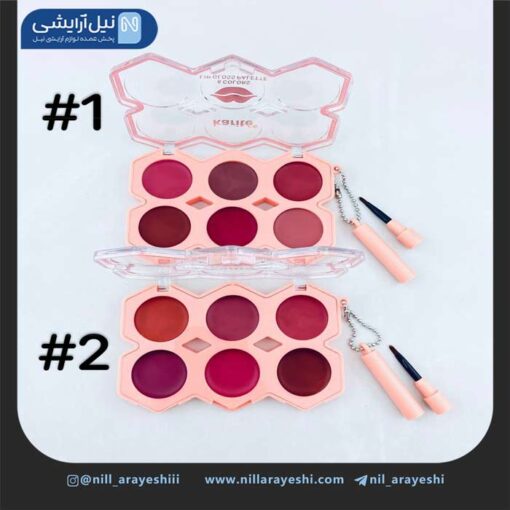 رژ پالتی شش رنگ کاریته کد 47 - 93011