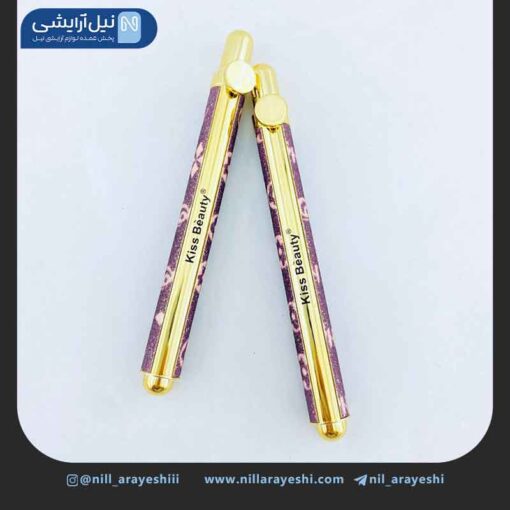 خط چشم قلمی ماژیکی حلزون و طلا 24k کیس بیوتی