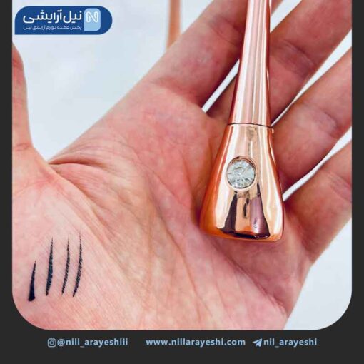 خط چشم مویی نگین دار پینک کی کد PK5046