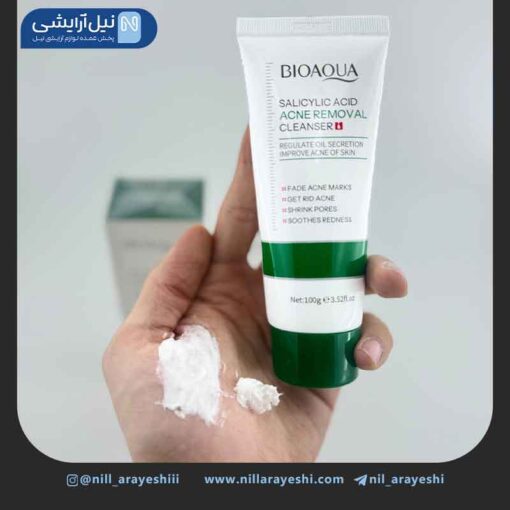 فوم شستشو ضد جوش و آکنه سالیسیلیک اسید بیوآکوا کد BQY56297