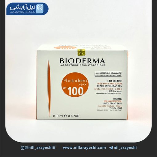 کرم ضد آفتاب بدون رنگ فتودرم مکس spf100 بیودرما 100 میل