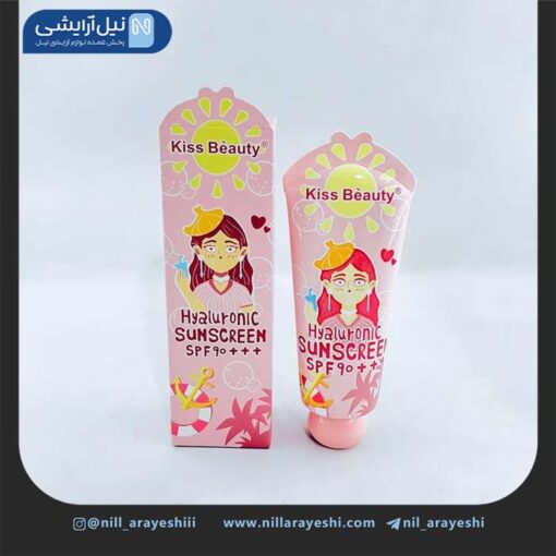 کرم ضد آفتاب رنگی طرح دختر کیس بیوتی spf90 کد 68615